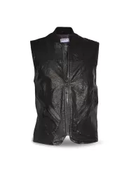 Gilet Black Leather Man - Dmd