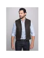 CHALECO BROWN WAXED COTTON MAN-DMD