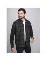 Veste Shirt Check Green Leather Man - Dmd