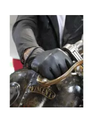 GUANTES SHIELD BLACK LEATHER-DMD