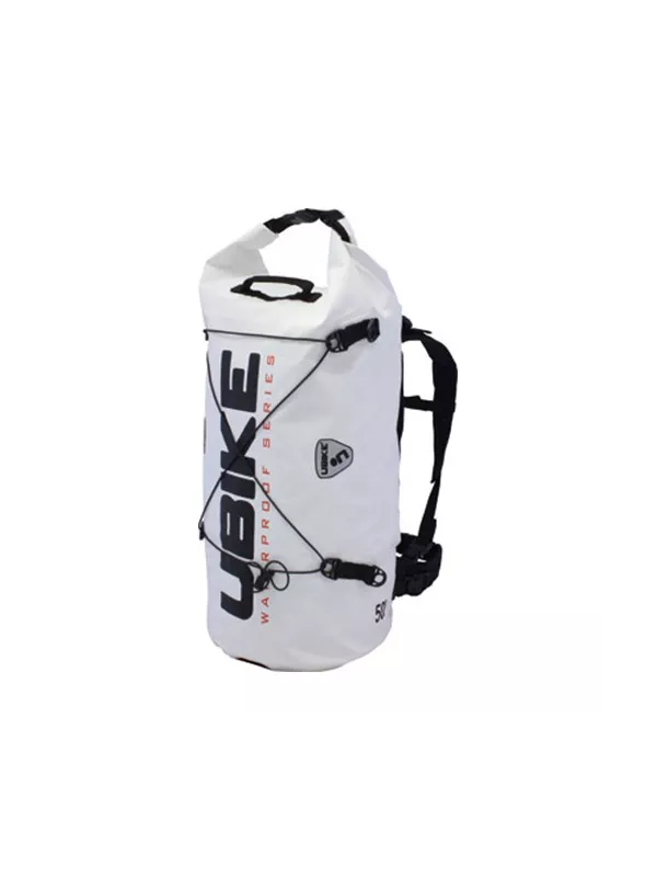 Sac Etanche Blanc Cylinder Bag 50L Ubike
