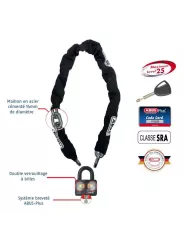 Antivol Moto GRANIT™ Power Chain 37RK/70+14MKS120 SRA - Abus