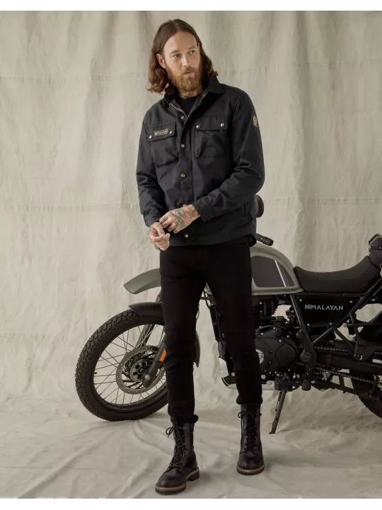 Blouson Moto Vintage Homme Textile Mansion-Belstaff