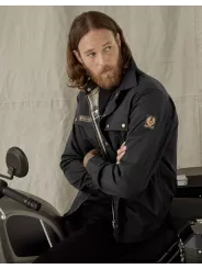 Blouson Moto Vintage Homme Textile Mansion-Belstaff