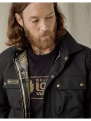 Blouson Moto Vintage Homme Textile Mansion-Belstaff