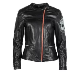 Chaqueta Cher Mujer Algodón-Piel-Helstons