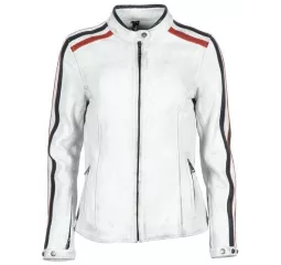 Jade Ladies Chaqueta de Cuero de Trapo - Helstons