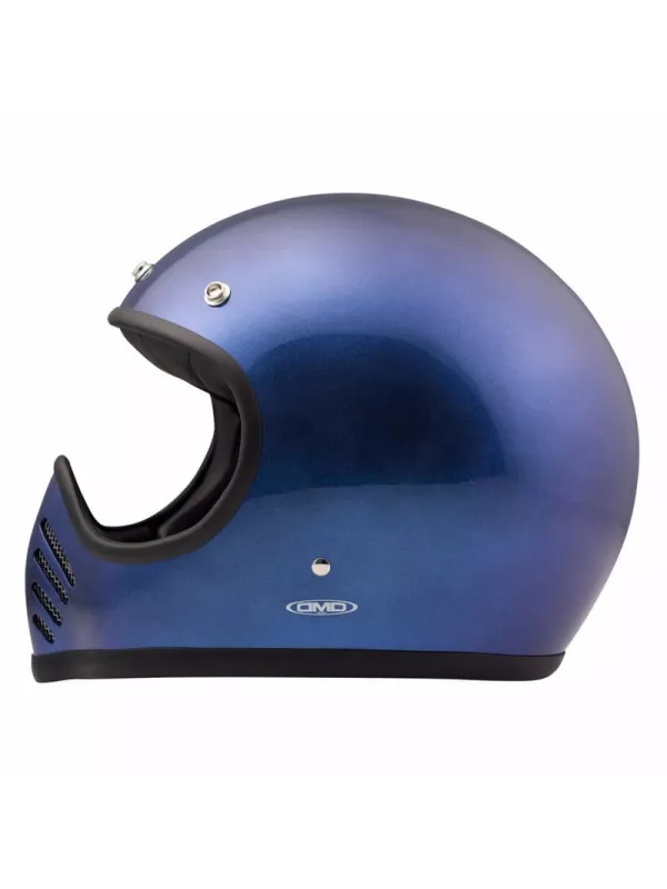 Casco integral Seventy Five Azul Metalizado - DMD