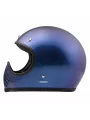 Casco integral Seventy Five Azul Metalizado - DMD