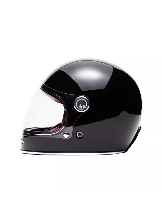 Full Moon Full Face Helmet - Mârkö (Black/Red)
