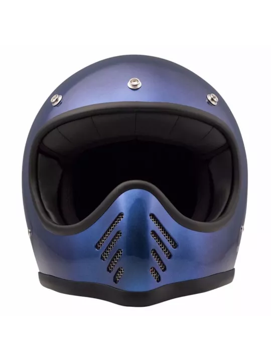 Casco integral Seventy Five Azul Metalizado - DMD