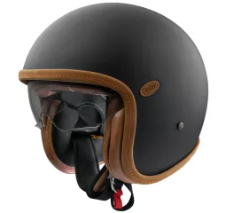 Vintage Platinum U9 Bm Couture Orange Open Face Helmet - Premier