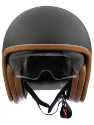 Capacete Vintage Platinum U9 Bm Couture Laranja - Premier