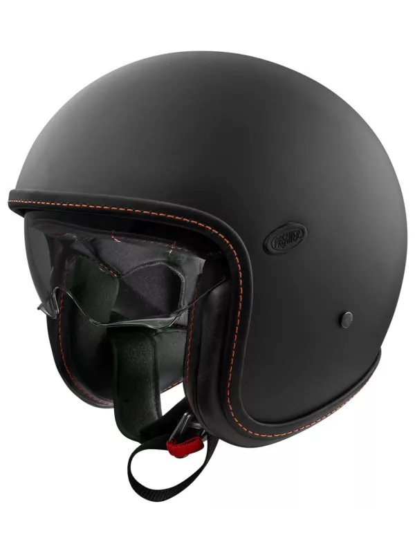 Casque Vintage U9 Bm Noir Couture Orange-Premier