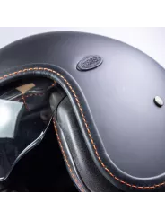 Casque Vintage U9 Bm Noir Couture Orange-Premier