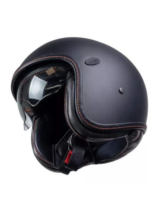 Casque Vintage U9 Bm Noir Couture Orange-Premier