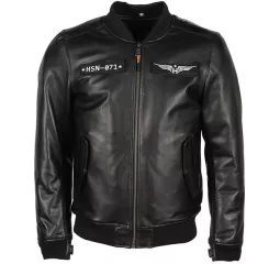 Helico Leather retro jacket- Helstons
