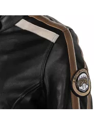 Jacke Frau Jade Leder Rag - Helstons