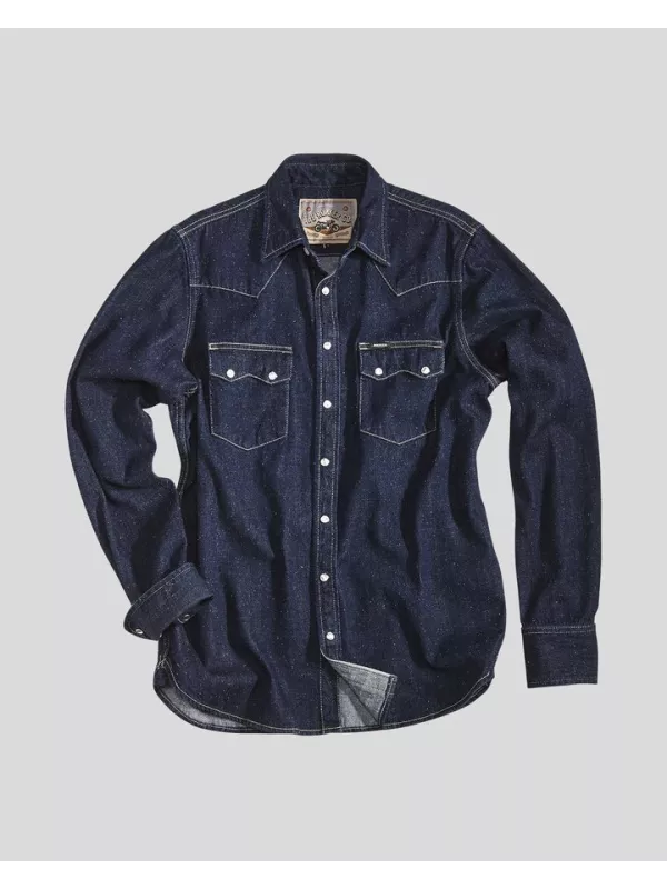 Chemise Moto San Francisco Selvage Denim - Rokker