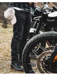 Jean Rokkertech Tapered Slim Black - Rokker
