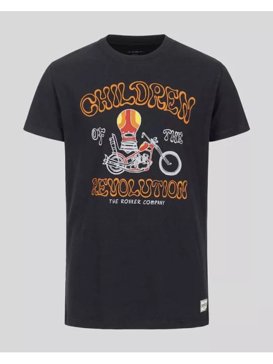 T-Shirt Chopper Kinder - Rokker