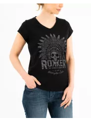 T-Shirt Femme Indian Bonnet - Rokker