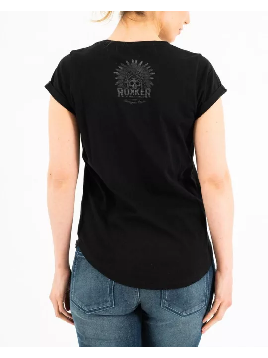 T-Shirt Femme Indian Bonnet - Rokker
