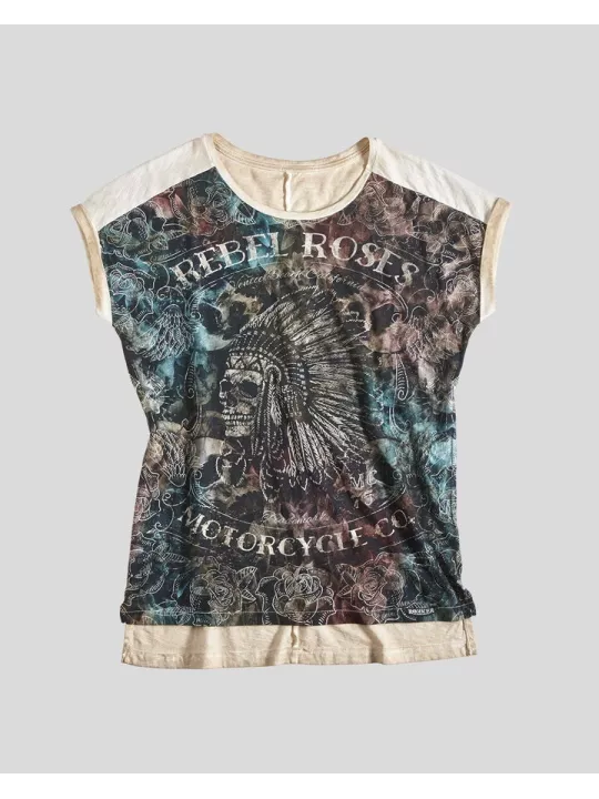 T-Shirt Femme Roses Apache - Rokker