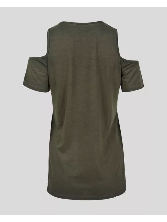 Trc Schulterfreies T-Shirt für Damen - Rokker