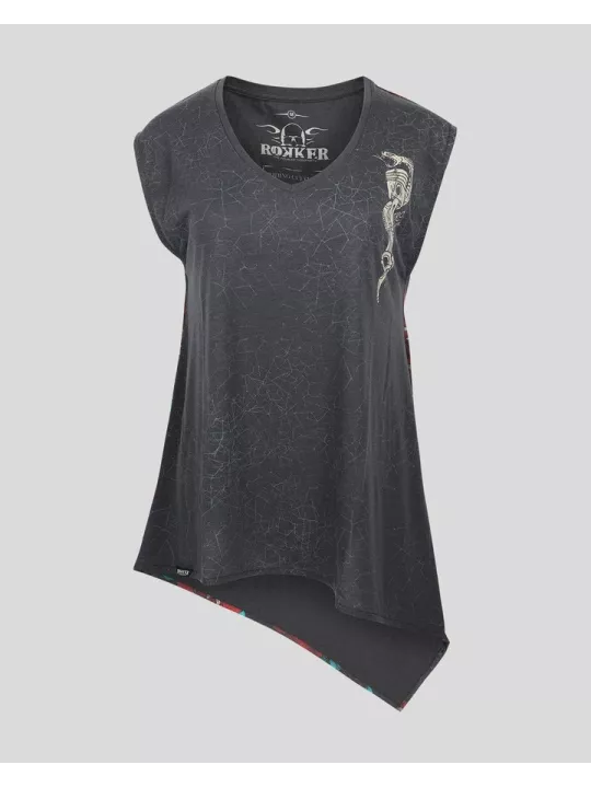 T-Shirt Long Femme Cobra - Rokker