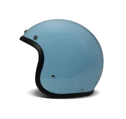 Casco Jet Vintage Azul Claro - Dmd