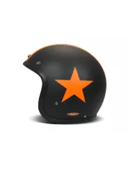 Casque Jet Vintage Star Orange - Dmd