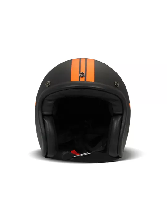 Casque Jet Vintage Star Orange - Dmd