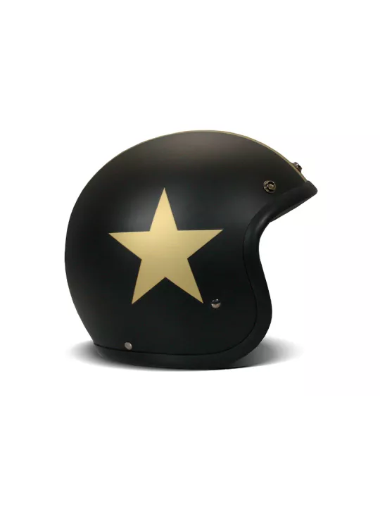 Casque Jet Vintage Star Gold - Dmd