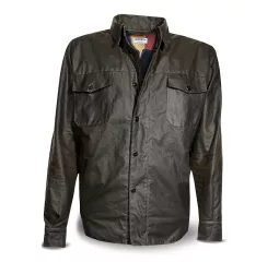 Handmade Waxed Cotton Man retro jacketOlive - DMD