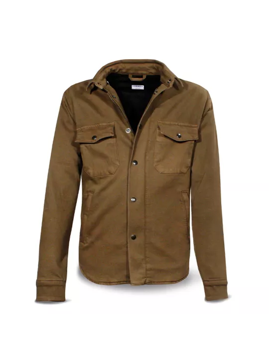 Jacket Handmade Shirt Sand Cotton Man - Dmd