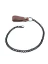 Chaine Metal Et Attache Cuir Portefeuille - Helstons