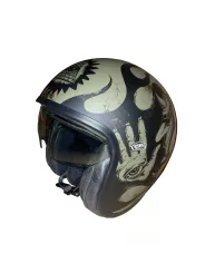 Vintage Jet Motorradhelm Bd Militärgrün Bm - Premier