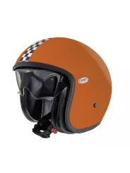 Casque Moto Jet Vintage Ck Orange - Premier