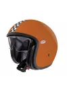 Casque Moto Jet Vintage Ck Orange - Premier