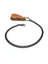 Chaine Metal Et Attache Cuir Portefeuille - Helstons