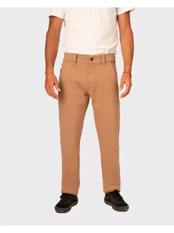 Pantalon Chino Men Beige Lt - Riding Culture