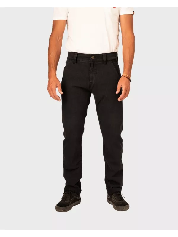 Pantalon Chino Men Black Lt - Riding Culture