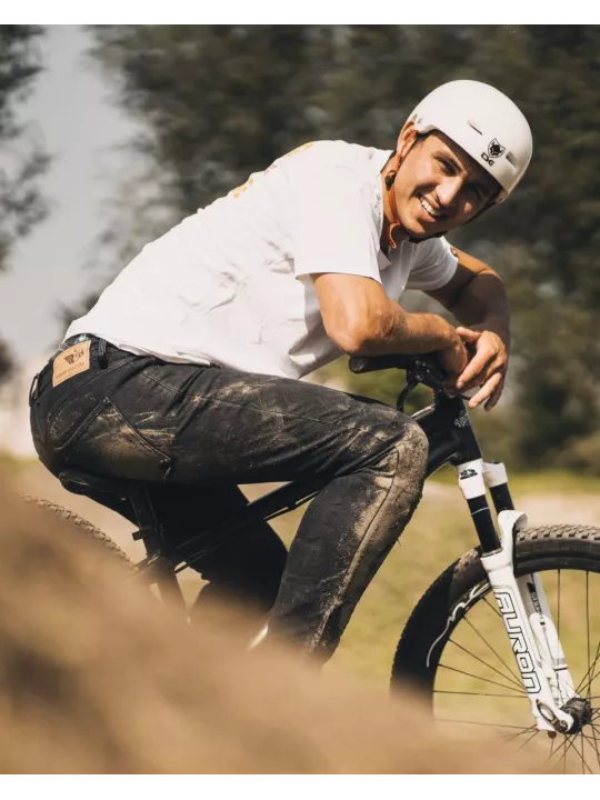 Pantalon Huppi Pro Black Lt - Riding Culture