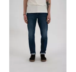 Schmal zulaufende Hose Herren Blau Lt - Riding Culture