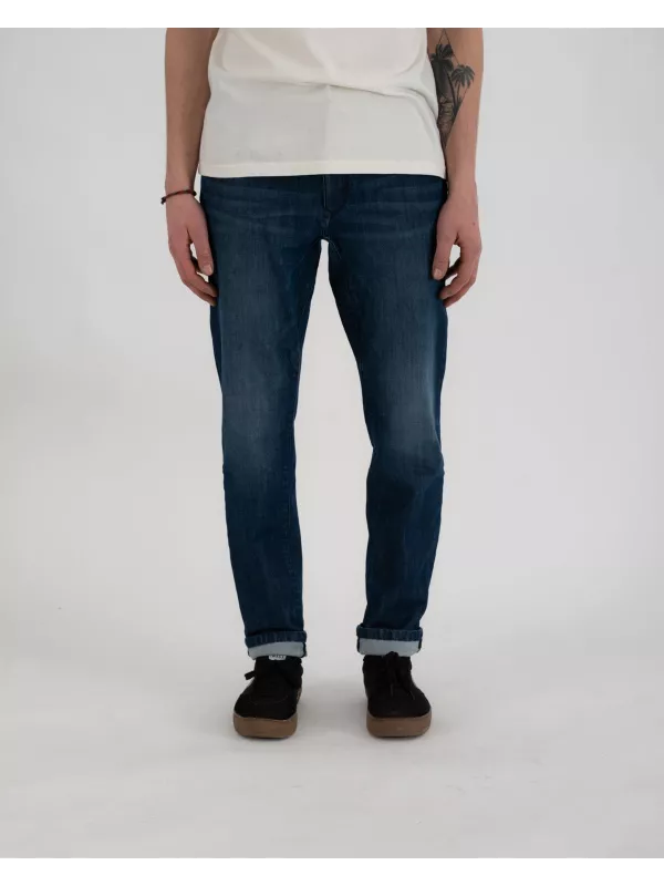 Pantaloni slim affusolati da uomo Blu Lt - Riding Culture