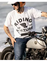 Schmal zulaufende Hose Herren Blau Lt - Riding Culture
