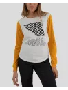 Crop Top Cuadros Manga Larga Mujer - Cultura Equitación