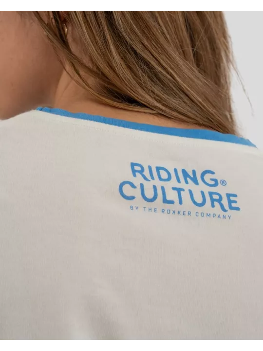 Checkerboard Crop Top Langarm Damenpullover - Riding Culture