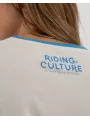 Checkerboard Crop Top Longsleeve Lady - Riding Culture